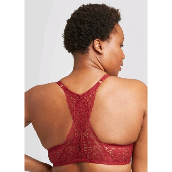 Auden Other - NEW Auden Lace Racerback Push-Up Bra